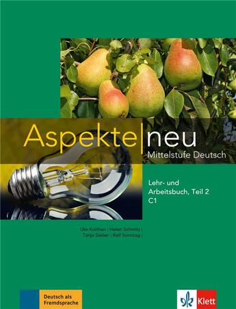 Couverture du livre « Aspekte neu c1, livre eleve + cahier (volume 2) » de  aux éditions La Maison Des Langues
