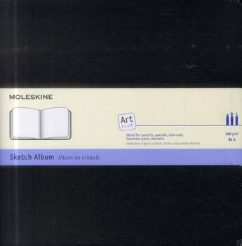Couverture du livre « Album croquis carré » de Moleskine aux éditions Moleskine Papet