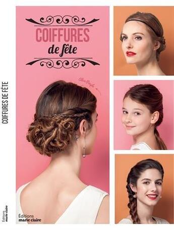 Couverture du livre « Coiffure de fête » de Alice Peuple aux éditions Marie-claire