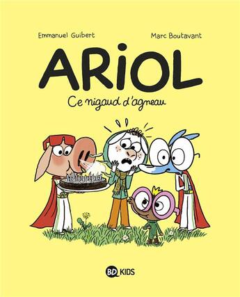 Couverture du livre « Ariol Tome 14 : ce nigaud d'agneau » de Emmanuel Guibert et Marc Boutavant aux éditions Bd Kids