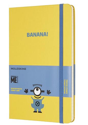 Couverture du livre « Minions carnet grand format ligné jaune » de  aux éditions Moleskine