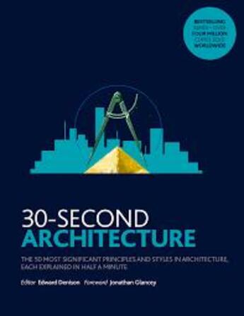 Couverture du livre « 30 second architecture (paperback) » de  aux éditions Ivy Press