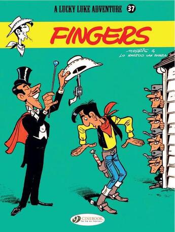 Couverture du livre « Lucky Luke t.37 ; Fingers » de Lo Hartog Van Banda et Morris aux éditions Cinebook