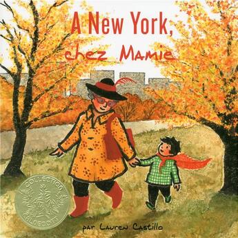 Couverture du livre « À New York, chez mamie » de Lauren Castillo aux éditions Editions Du Genevrier
