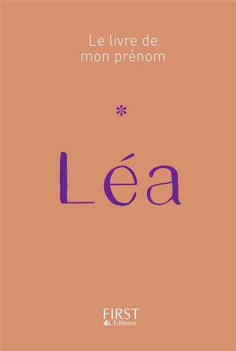 Couverture du livre « Léa » de Jules Lebrun aux éditions First