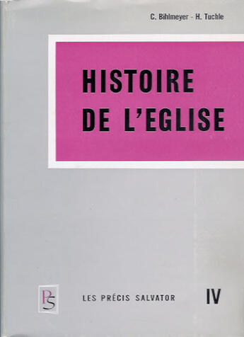 Couverture du livre « Histoire de l'église T4 » de Bihlmeyer aux éditions Salvator