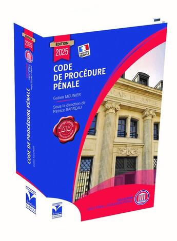 Couverture du livre « CODE DE PROCEDURE PENALE 2025 » de Patrice Barreau aux éditions La Baule