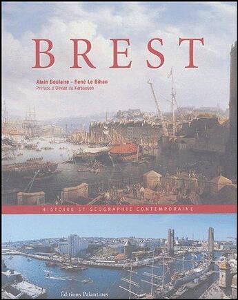 Couverture du livre « Brest » de Le Bihan/Boulaire aux éditions Palantines