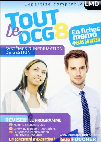 Couverture du livre « Tout le DCG 8 ; système d'information et de gestion » de Jacques Chambon aux éditions Foucher