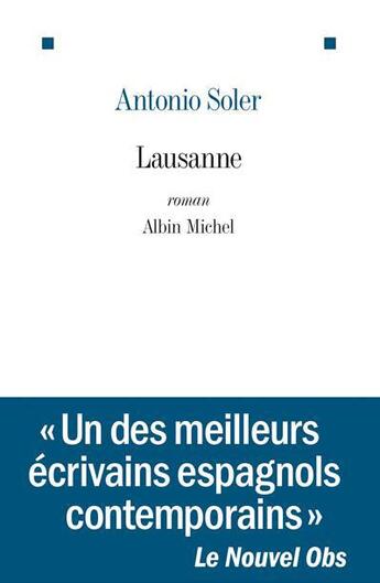 Couverture du livre « Lausanne » de Antonio Soler aux éditions Albin Michel