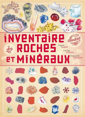 Couverture du livre « Inventaire illustré des roches et minéraux » de Virginie Aladjidi et Caroline Pellissier et Emmanuelle Tchoukriel aux éditions Albin Michel