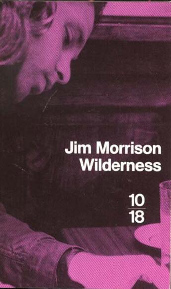 Couverture du livre « Wilderness » de Morison Jim aux éditions 10/18