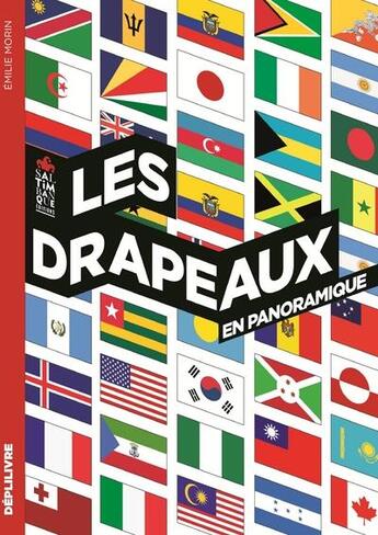 Couverture du livre « Les drapeaux en panoramique » de Emilie Morin aux éditions Saltimbanque