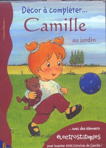 Couverture du livre « Camille au jardin » de Nancy Delvaux aux éditions Hemma