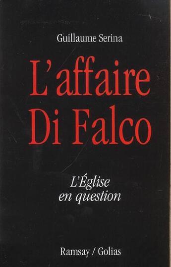 Couverture du livre « L affaire di falco » de Serina/Guillaum aux éditions Ramsay