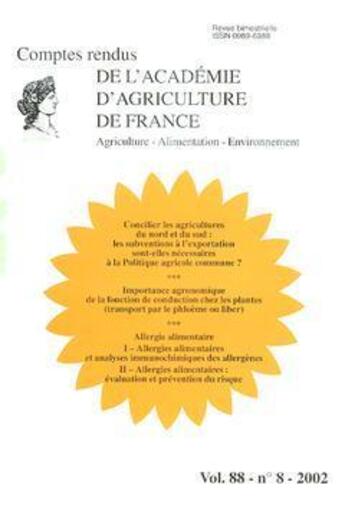 Couverture du livre « Concilier les agricultures du nord et du sud ; les subventions a l'exportation sont-elles necessaires a » de  aux éditions Medecine Sciences Publications