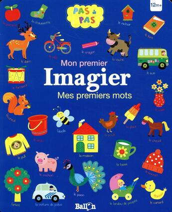 Couverture du livre « Mon premier imagier : mes premiers mots » de  aux éditions Le Ballon