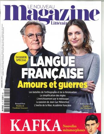 Couverture du livre « Le nouveau magazine litteraire n 14 langue francaise - fevrier 2019 » de  aux éditions Le Magazine Litteraire