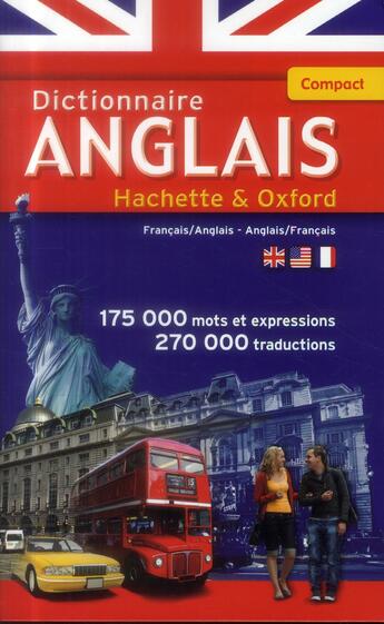 Couverture du livre « Dictionnaire Hachette & Oxford compact ; anglais » de  aux éditions Hachette Education