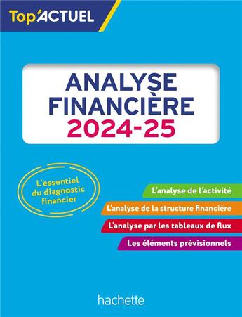 Couverture du livre « Top'actuel : Analyse financière (édition 2024/2025) » de Gilles Meyer aux éditions Hachette Education