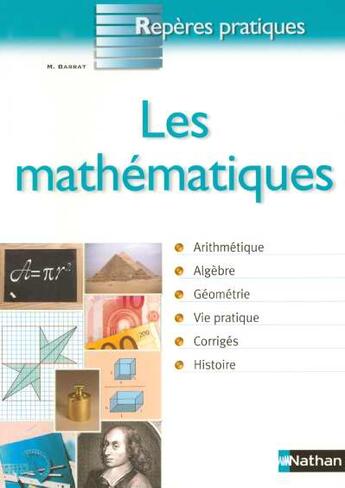 Couverture du livre « Mathematiques » de Michel Barrat aux éditions Nathan