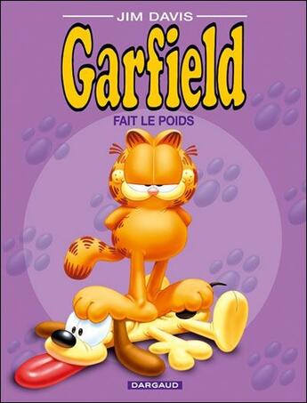 Couverture du livre « Garfield t.40 : Garfield fait le poids » de Jim Davis aux éditions Dargaud