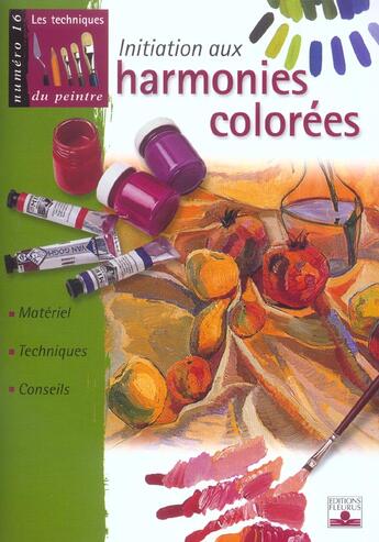 Couverture du livre « Initiation aux harmonies colorees » de  aux éditions Mango