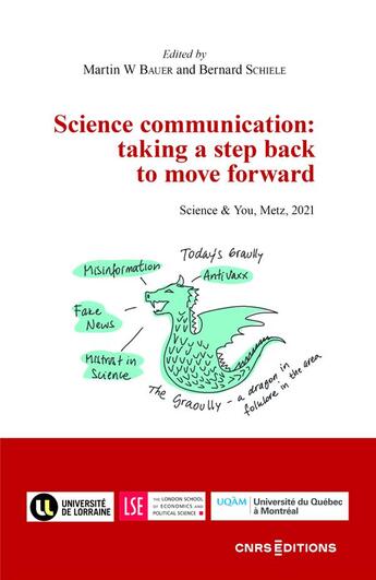 Couverture du livre « Science communication : taking a step back to move forward » de Bernard Schiele et Martin W. Bauer aux éditions Cnrs