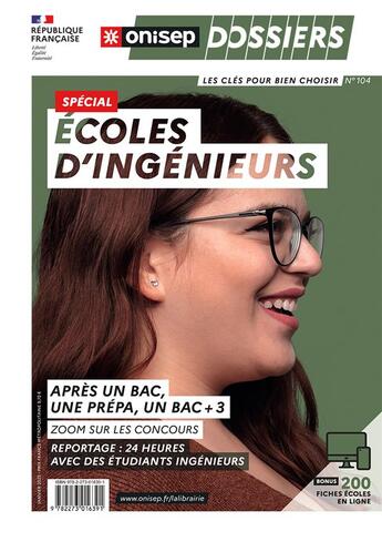 Couverture du livre « Ecoles d'ingenieurs » de  aux éditions Onisep