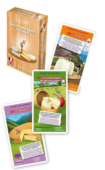 Couverture du livre « Les fromages de france jeu de 7 familles » de  aux éditions La Petite Boite