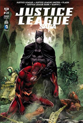 Couverture du livre « Justice League saga n.21 » de Geoff Johns aux éditions Urban Comics Press