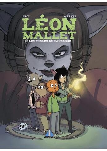 Couverture du livre « Léon Mallet t.3 : le manoir hanté » de Thibault Marthi aux éditions Prestance