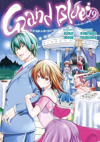 Couverture du livre « Grand blue Tome 19 » de Kenji Inoue et Kimitake Yoshioka aux éditions Meian