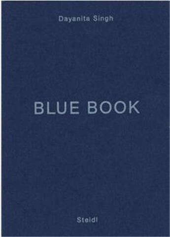 Couverture du livre « Blue book » de Dayanita Singh aux éditions Steidl