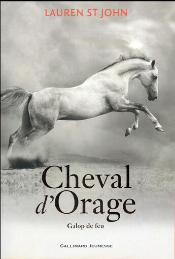 Couverture du livre « Cheval d'orage - vol03 - galop de feu » de Lauren St John aux éditions Gallimard-jeunesse
