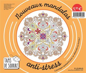 Couverture du livre « Nouveaux mandalas anti-stress » de  aux éditions Fleurus