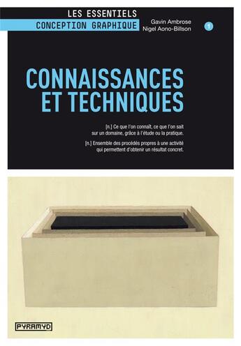 Couverture du livre « Connaissances et techniques » de Nigel Aono-Billson et Gavin Ambrose aux éditions Pyramyd