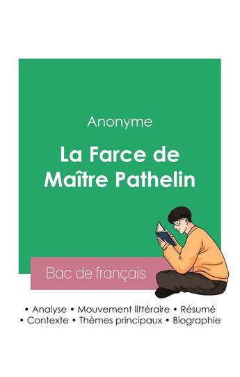 Couverture du livre « Réussir son Bac de français 2023 : Analyse de La Farce de Maître Pathelin » de Anonyme aux éditions Bac De Francais