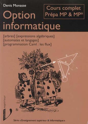 Couverture du livre « Option Informatique Cours D'Algorithmique En Spe » de  aux éditions Vuibert