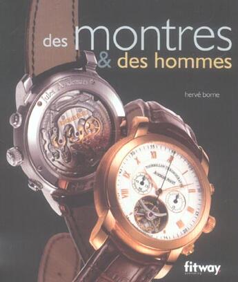 Couverture du livre « Des Montres Et Des Hommes » de Herve Borne aux éditions Fitway