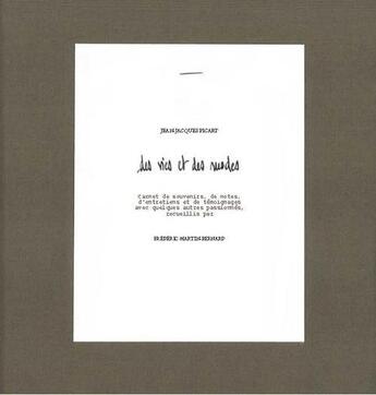 Couverture du livre « Des vies et des modes » de Jean-Jacques Picart aux éditions Emoticourt