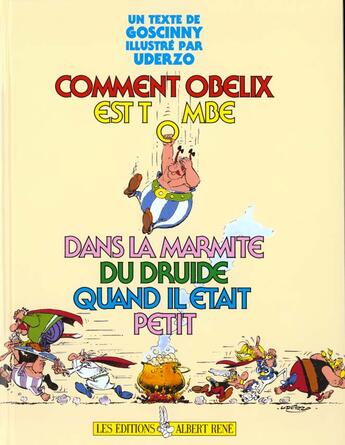 Couverture du livre « Comment Obélix est tombé dans la marmite du druide quand il était petit » de Albert Urderzo et Rene Goscinny aux éditions Albert Rene