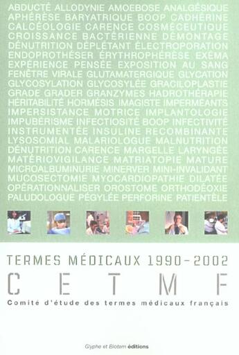 Couverture du livre « Termes medicaux nouveaux : 1990-2002 » de Ledru-Rollin aux éditions Glyphe