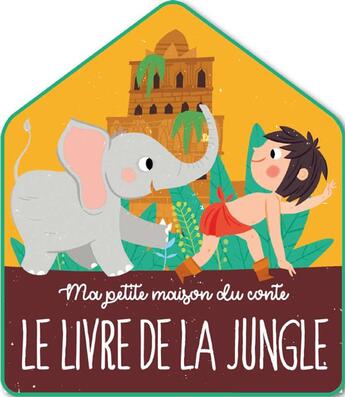 Couverture du livre « Ma petite maison du conte ; le livre de la jungle » de  aux éditions Editions Tam Tam