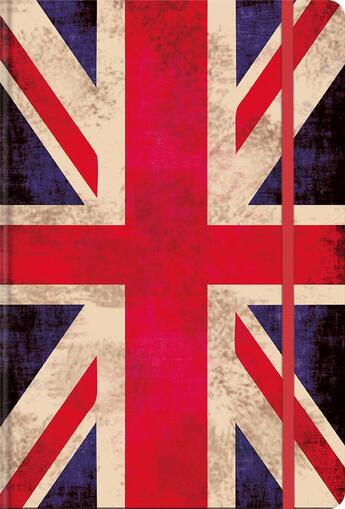 Couverture du livre « Carnet de notes a5 dirty union jack » de  aux éditions Cartotheque