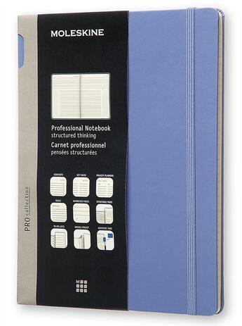 Couverture du livre « Carnet professionnel tres gd format couv rigid lavande » de Moleskine aux éditions Moleskine