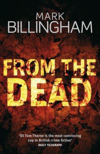 Couverture du livre « From The Dead » de Mark Billingham aux éditions Sphere