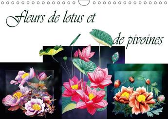 Couverture du livre « Fleurs de lotus et de pivoines calendrier mural 2018 din a4 - dessins au crayon de couleur c » de Djeric D aux éditions Calvendo