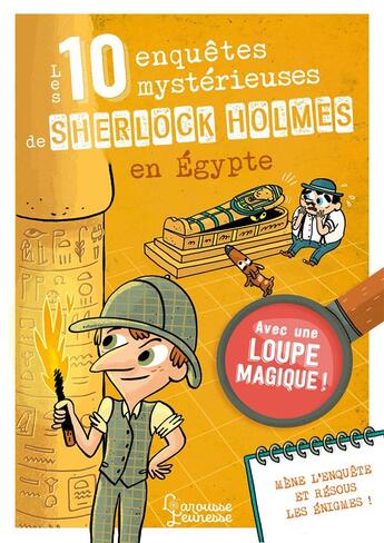 Couverture du livre « Les 10 enquetes mysterieuses de sherlock holmes en egypte » de Lebrun/Mehee aux éditions Larousse