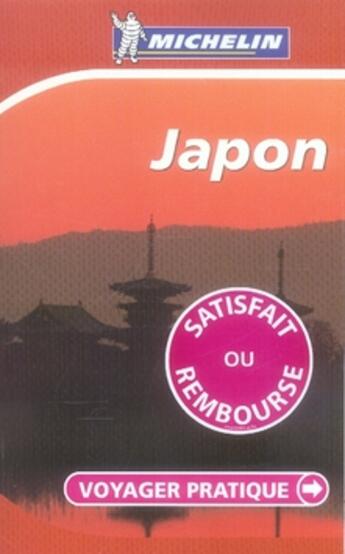 Couverture du livre « Japon » de Collectif Michelin aux éditions Michelin